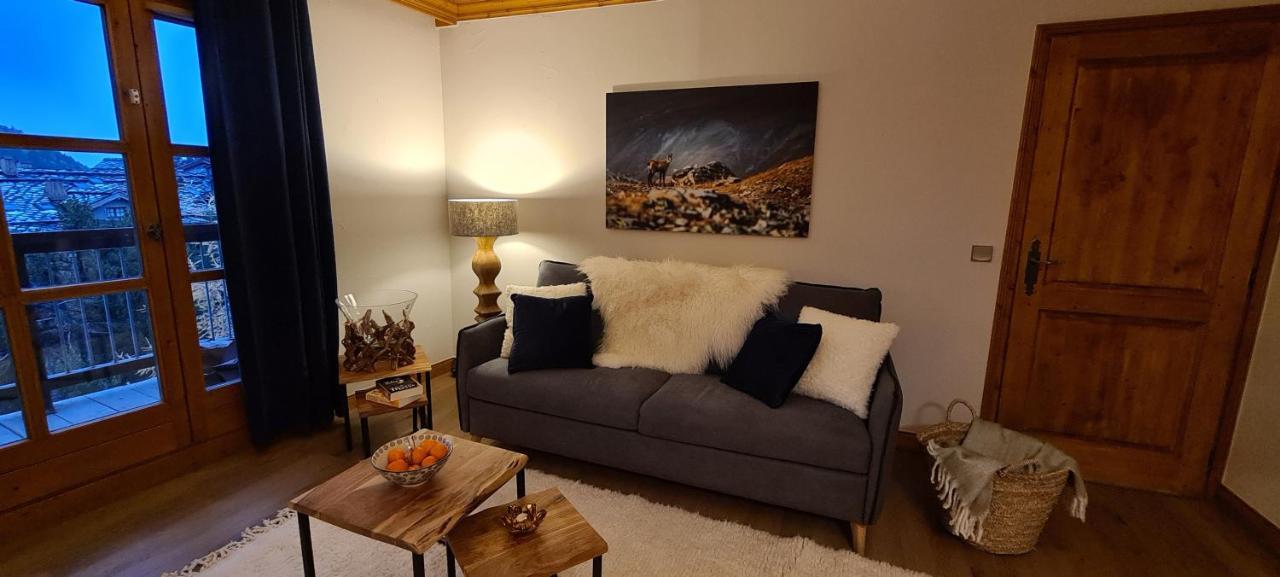 Arc 1950 Appartement De Standing Refuge Du Montagnard, Vue Incroyable Sur Le Montblanc, Skis Aux Pieds Acces Spa Et Piscine Les Arcs  외부 사진