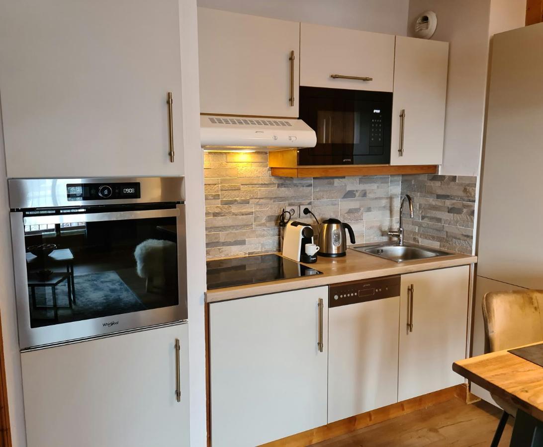 Arc 1950 Appartement De Standing Refuge Du Montagnard, Vue Incroyable Sur Le Montblanc, Skis Aux Pieds Acces Spa Et Piscine Les Arcs  외부 사진