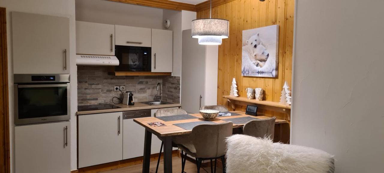 Arc 1950 Appartement De Standing Refuge Du Montagnard, Vue Incroyable Sur Le Montblanc, Skis Aux Pieds Acces Spa Et Piscine Les Arcs  외부 사진