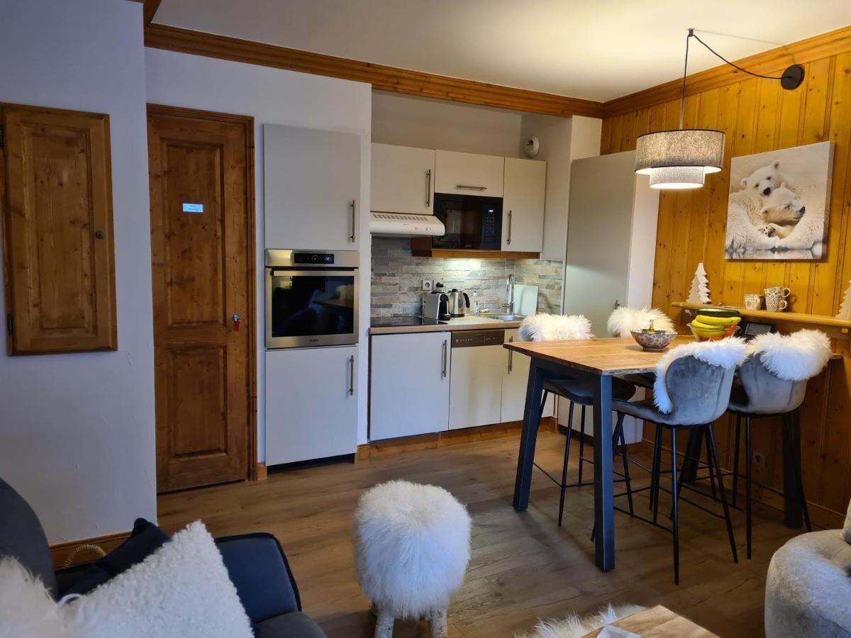 Arc 1950 Appartement De Standing Refuge Du Montagnard, Vue Incroyable Sur Le Montblanc, Skis Aux Pieds Acces Spa Et Piscine Les Arcs  외부 사진