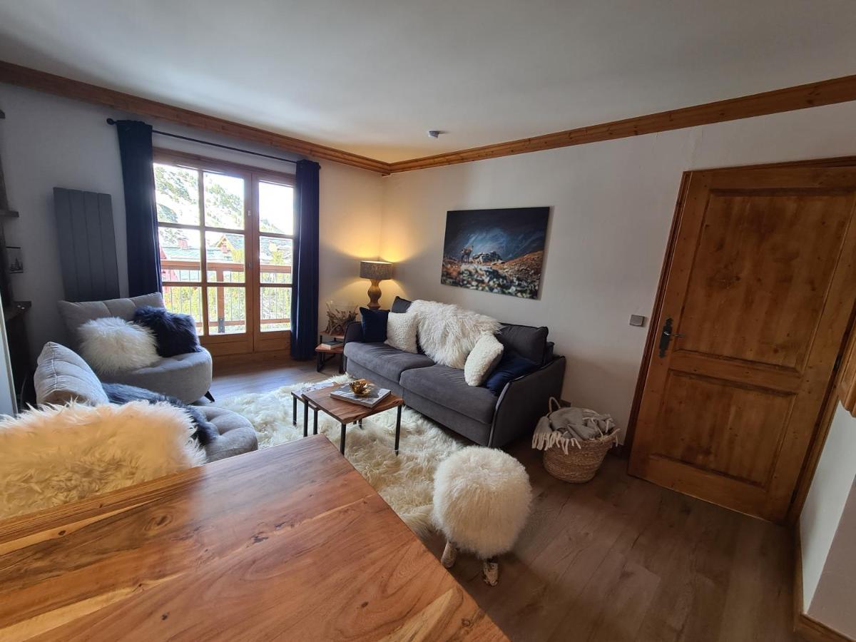 Arc 1950 Appartement De Standing Refuge Du Montagnard, Vue Incroyable Sur Le Montblanc, Skis Aux Pieds Acces Spa Et Piscine Les Arcs  외부 사진