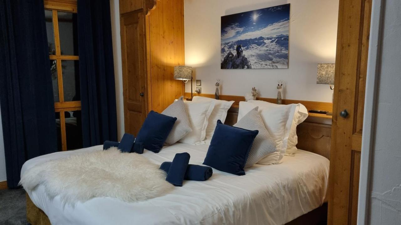Arc 1950 Appartement De Standing Refuge Du Montagnard, Vue Incroyable Sur Le Montblanc, Skis Aux Pieds Acces Spa Et Piscine Les Arcs  외부 사진