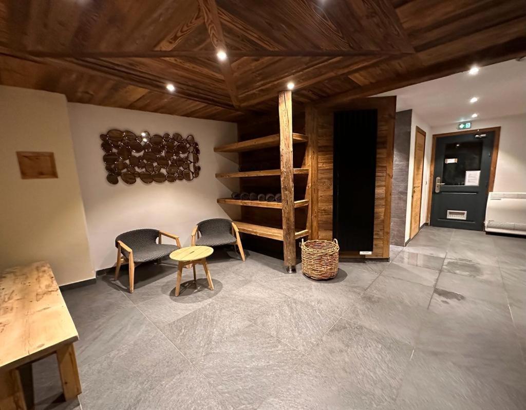 Arc 1950 Appartement De Standing Refuge Du Montagnard, Vue Incroyable Sur Le Montblanc, Skis Aux Pieds Acces Spa Et Piscine Les Arcs  외부 사진